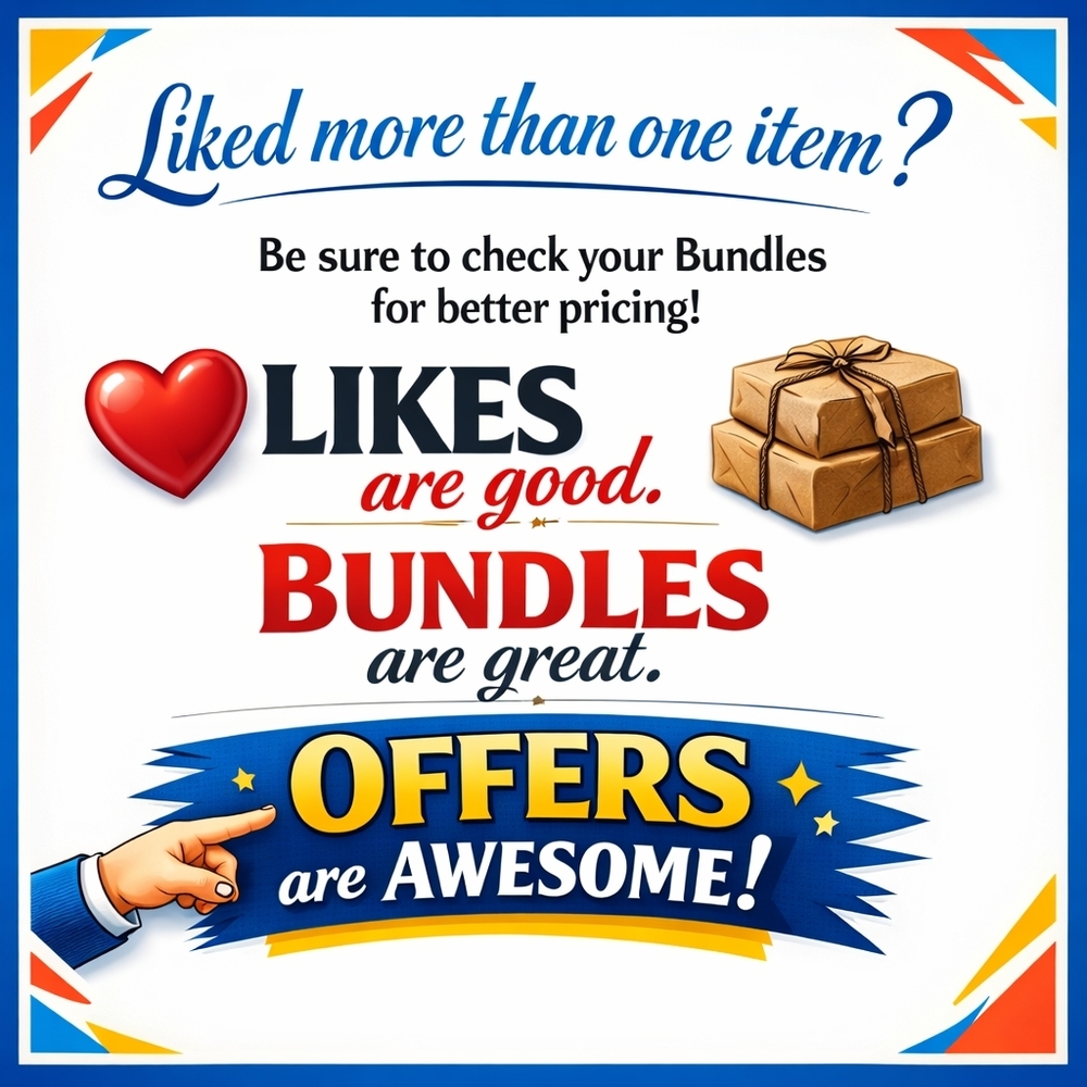 LIKES BUNDLES AND OFFERS!